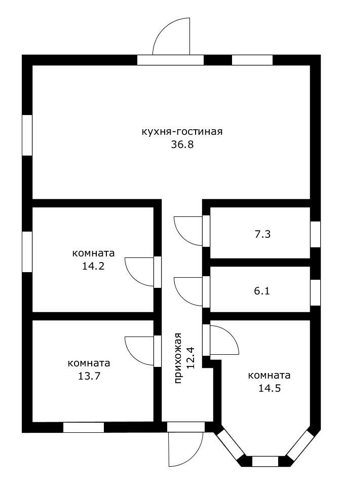 Фото №18: Дом 105 м² + 5.5 сот. - Старобжегокай, ул. Дружбы, 1