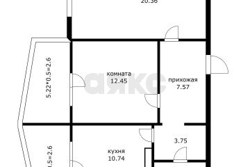 Фото №1: 2-комнатная квартира 58 м² - Краснодар, мкр. жилой комплекс Мой Город, ул. Западный Обход, 39/1к5