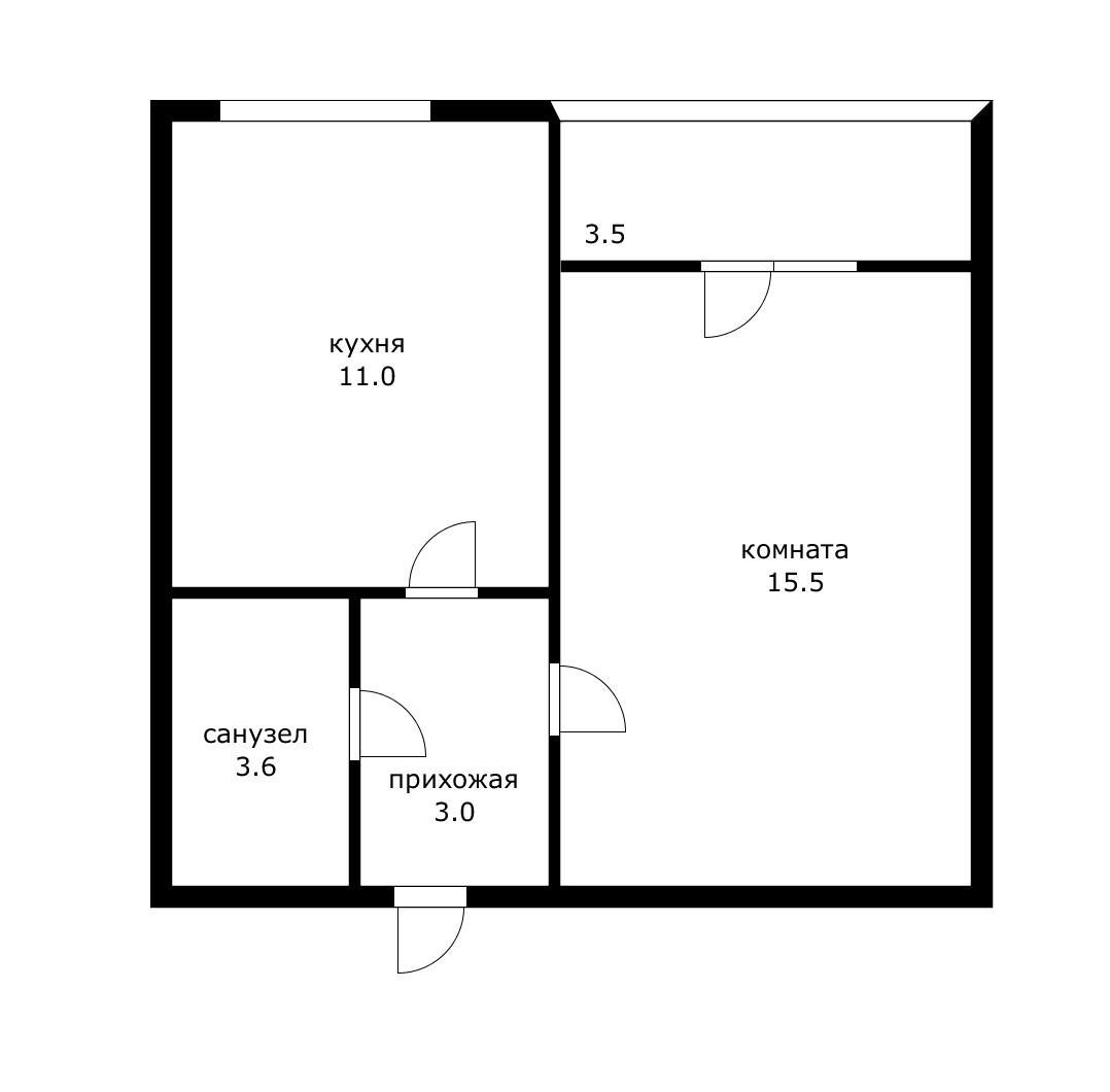 Фото №5: 1-комнатная квартира 35 м² - Новая Адыгея, мкр. жилой комплекс Мега, ул. Бжегокайская, 90/2к4