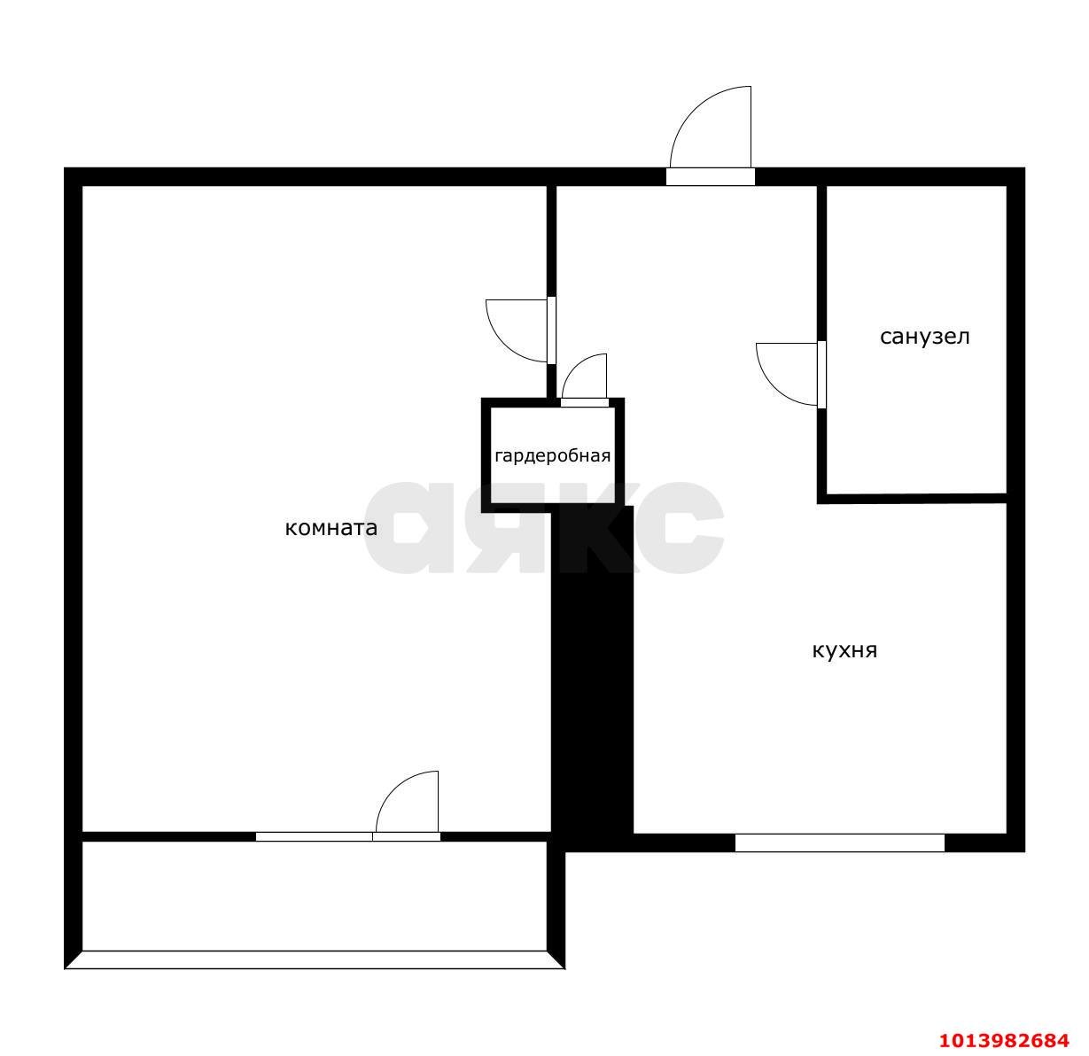 Фото №20: 1-комнатная квартира 37 м² - Краснодар, жилой комплекс Мелодия, ул. Гидростроителей, 59/2лит1