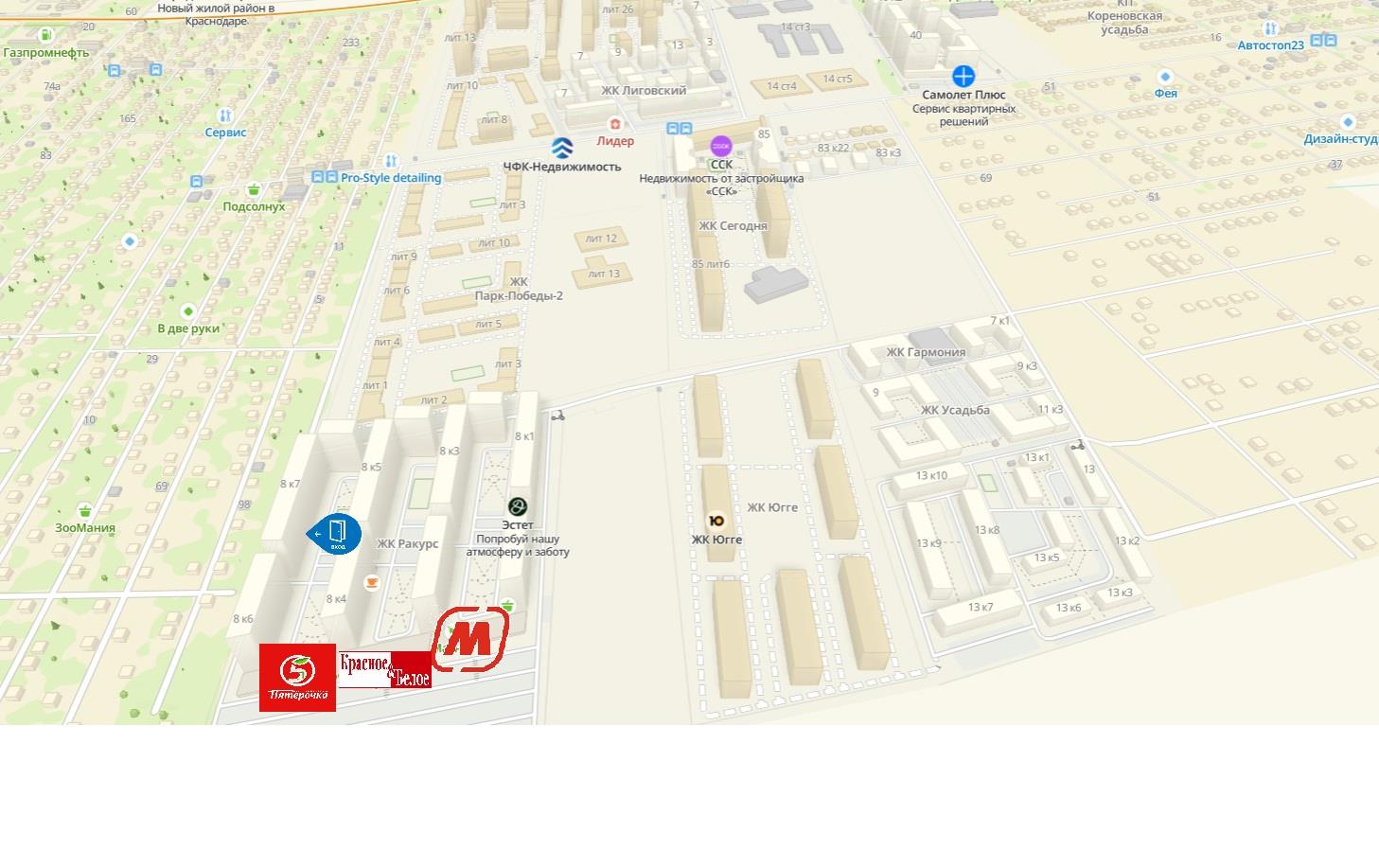 Фото №2: Коммерция 53 м² - Краснодар, Прикубанский внутригородской округ, мкр. жилой комплекс Ракурс, ул. имени Героя Ростовского, 8к7