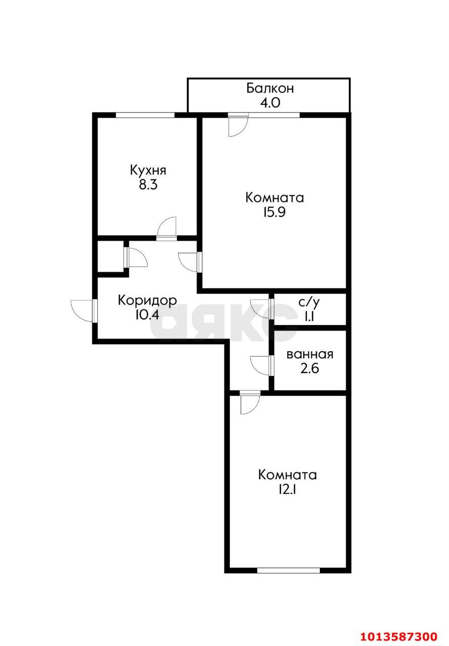 Фото №15: 2-комнатная квартира 55 м² - Энем, ул. Перова, 79