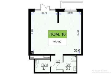 Фото №3: Коммерция 46 м² - Краснодар, мкр. жилой комплекс Ракурс, ул. имени Героя Ростовского, 8к5
