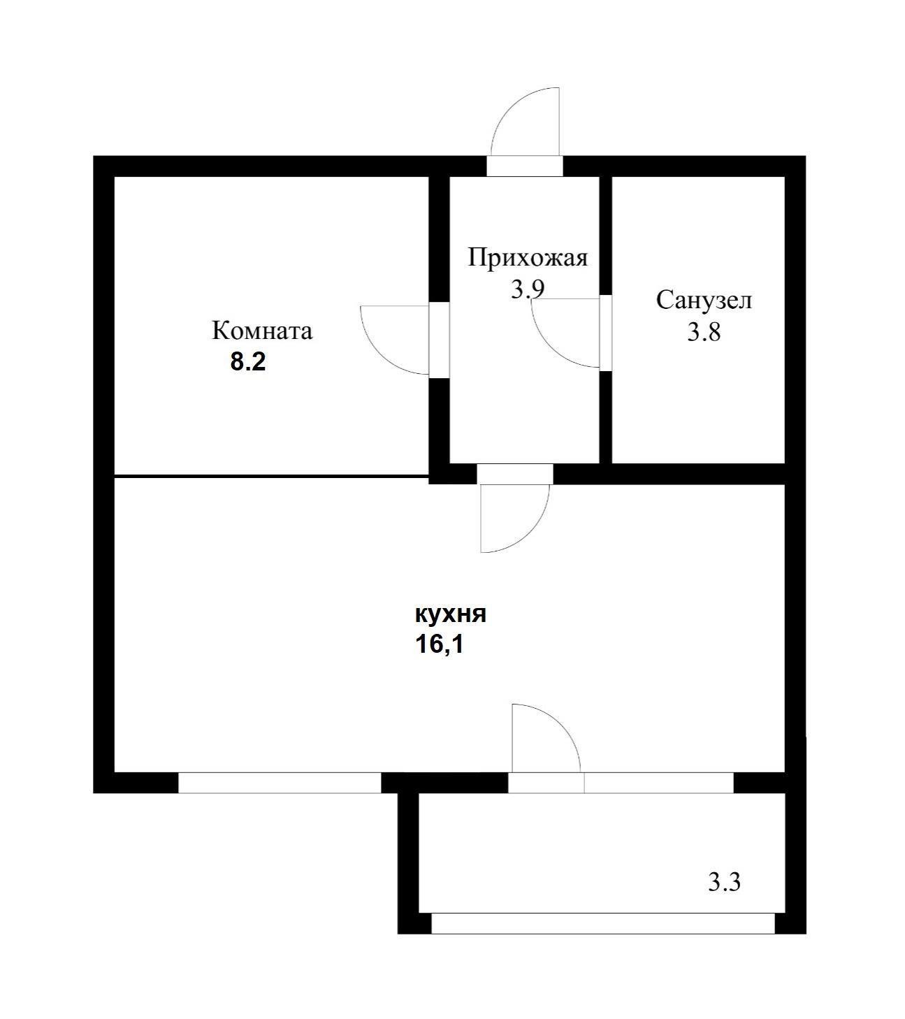 Фото №5: 1-комнатная квартира 32 м² - Краснодар, Прикубанский внутригородской округ, мкр. жилой комплекс Мирный, ул. им. Сорока А.М., 2
