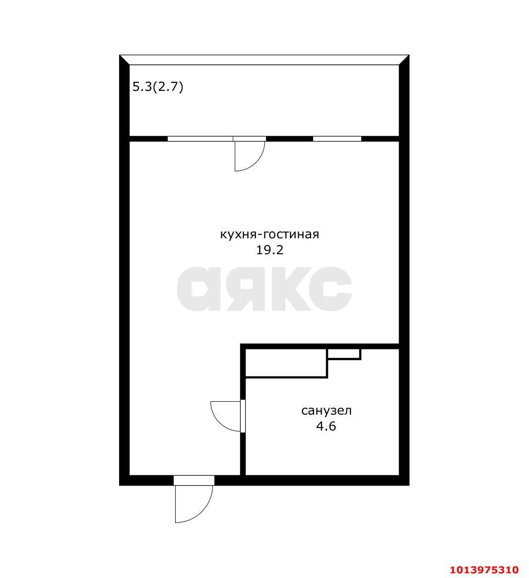 Фото №1: Студия 26 м² - Краснодар, жилой комплекс Все Свои, ул. Колхозная, 5/2