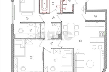 Фото №3: 3-комнатная квартира 103 м² - Краснодар, мкр. Немецкая Деревня, ул. Баварская, 11