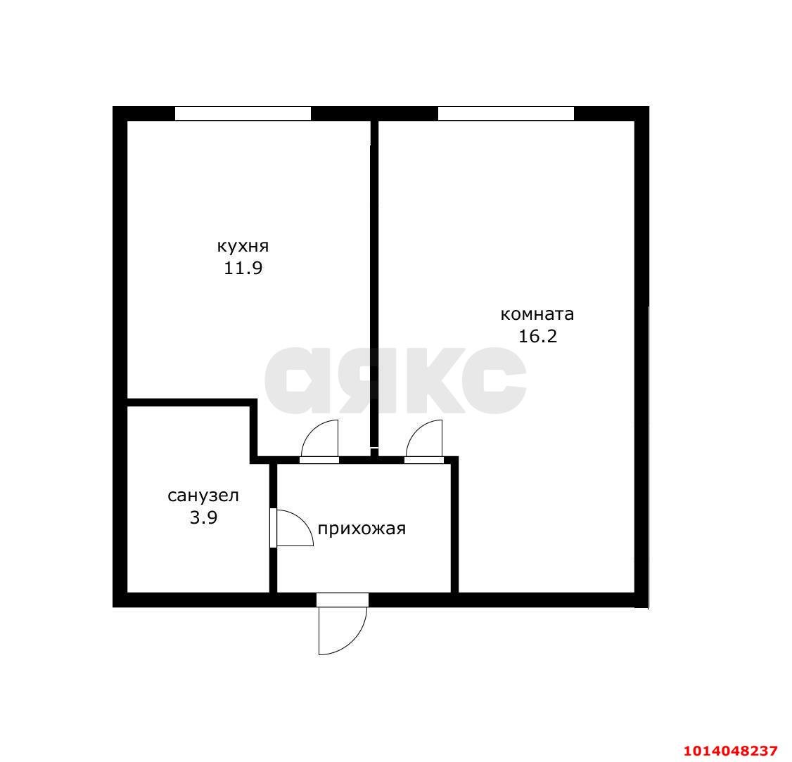 Фото №14: 1-комнатная квартира 39 м² - Краснодар, Новознаменский, ул. Войсковая, 4к6