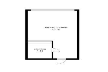 Фото №2: Студия 22 м² - Краснодар, мкр. Черёмушки, ул. Обрывная, 132/1к11