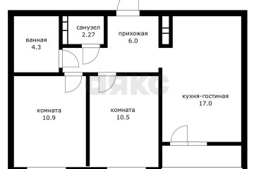 Фото №1: 2-комнатная квартира 55 м² - Краснодар, мкр. жилой комплекс Новые Сезоны, ул. Скандинавская, 1