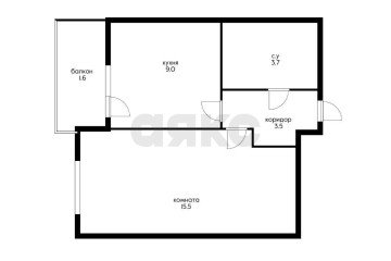Фото №2: 1-комнатная квартира 33 м² - Краснодар, мкр. жилой комплекс Абрикосово, ул. имени Героя Георгия Бочарникова, 4к2