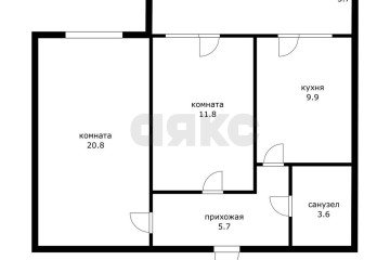 Фото №2: 2-комнатная квартира 57 м² - Краснодар, мкр. Музыкальный, ул. имени С.В. Рахманинова, 36