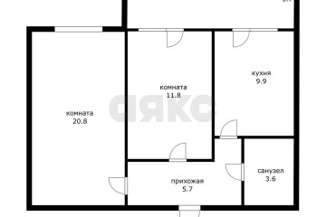 Фото №2: 2-комнатная квартира 57 м² - Краснодар, мкр. Музыкальный, ул. имени С.В. Рахманинова, 36