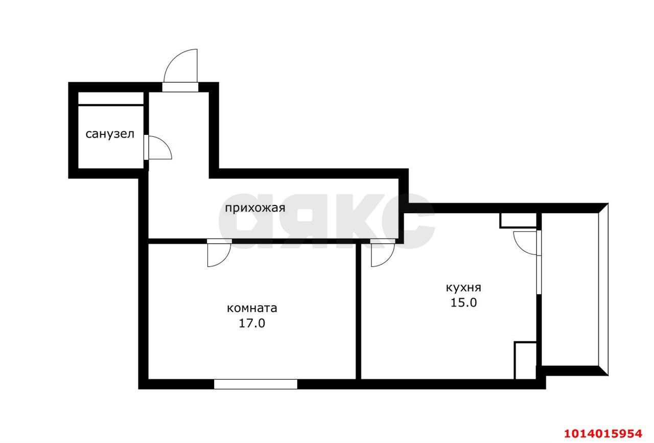 Фото №9: 1-комнатная квартира 51 м² - Краснодар, жилой комплекс Симфония