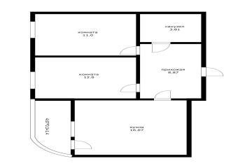 Фото №2: 2-комнатная квартира 52 м² - Краснодар, мкр. Центральный, ул. Леваневского, 187
