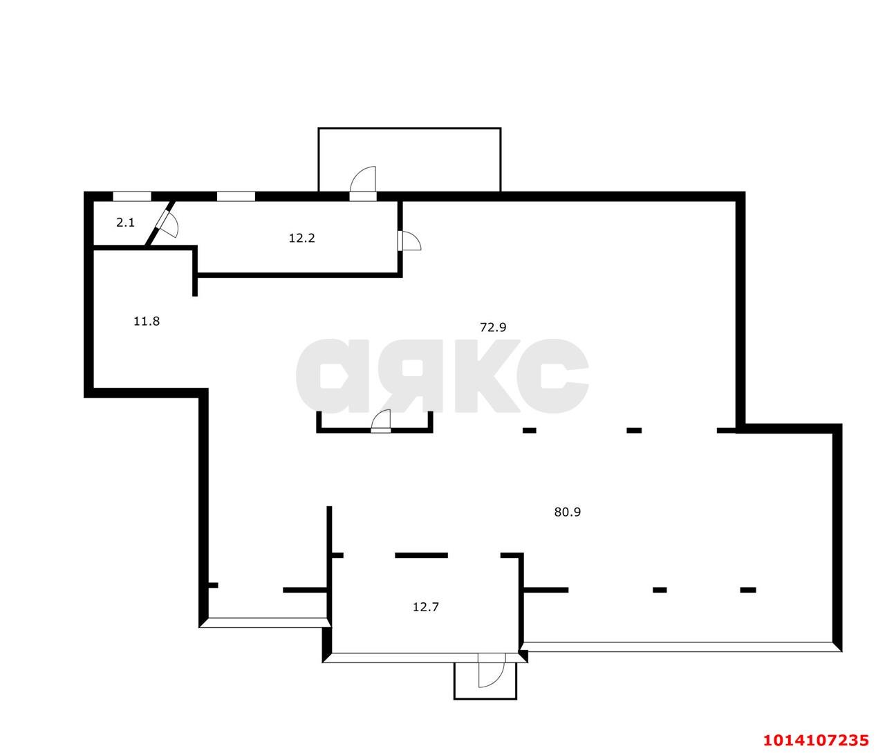 Фото №4: Торговое помещение 220 м² - Краснодар, Черёмушки, ул. Селезнёва, 86/1