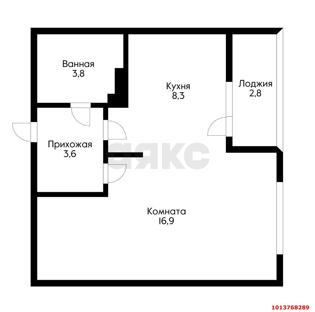 Фото №9: 1-комнатная квартира 36 м² - Краснодар, Новознаменский, ул. Войсковая, 22к1