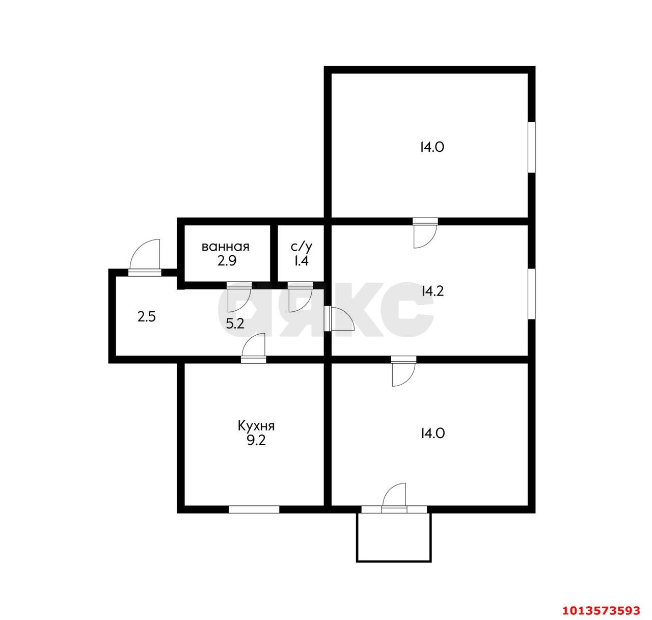 Фото №4: 3-комнатная квартира 63 м² - Краснодар, Западный внутригородской округ, ул. Красная, 165/3