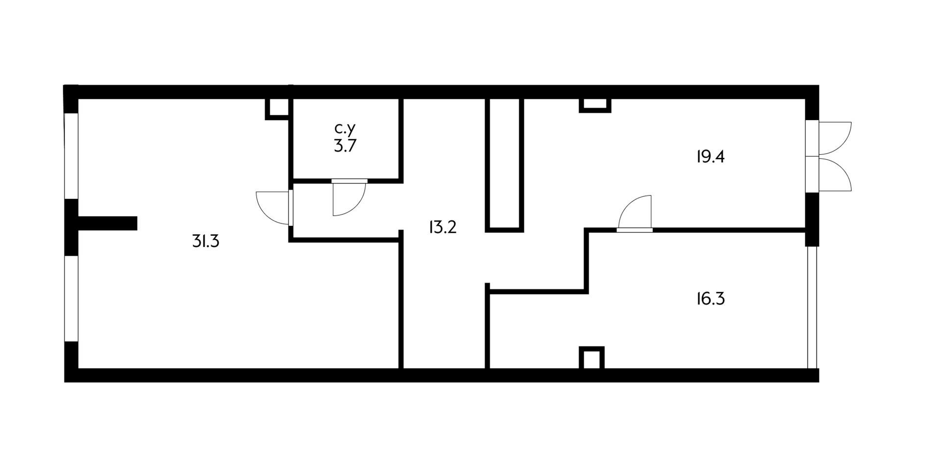 Фото №3: Коммерция 82 м² - Краснодар, Прикубанский внутригородской округ, мкр. ЖК Абрикосово, ул. имени Героя Георгия Бочарникова, 4к2