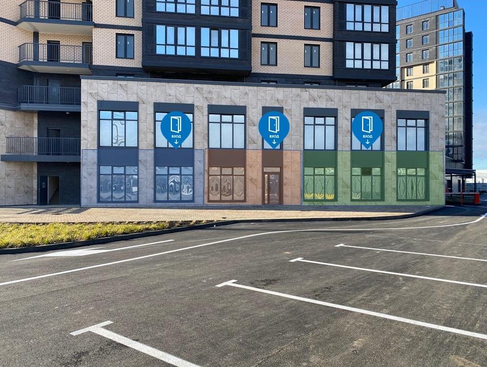 Фото №2: Коммерция 222 м² - Яблоновский, мкр. жилой комплекс Вектор, ул. Базовская, 21