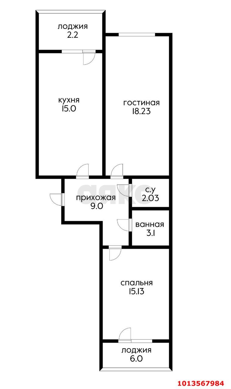 Фото №20: 2-комнатная квартира <span class="whitespace-nowrap">71 м²</span>, <span class="whitespace-nowrap">11/24 эт.</span> - Краснодар, Центральный внутригородской округ, Черёмушки, мкр. жилой комплекс Солнечный Остров, ул. Ставропольская, 336/6