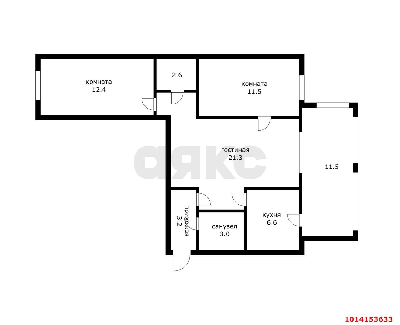Фото №19: 3-комнатная квартира 85 м² - Краснодар, Черёмушки, ул. Ставропольская, 264