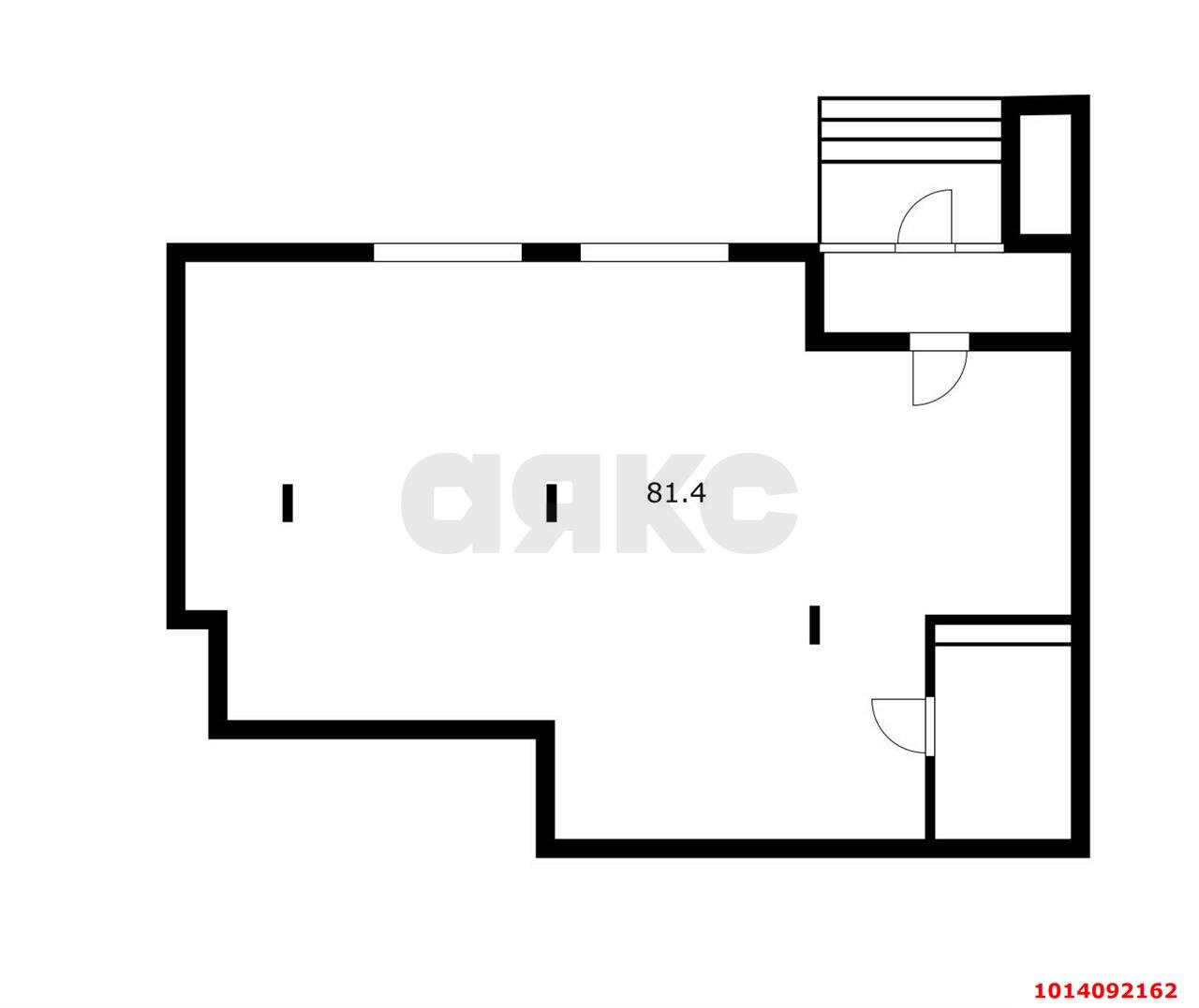 Фото №6: Торговое помещение 82 м² - Краснодар, жилой комплекс Форт Карасун, ул. Сормовская, 208/1