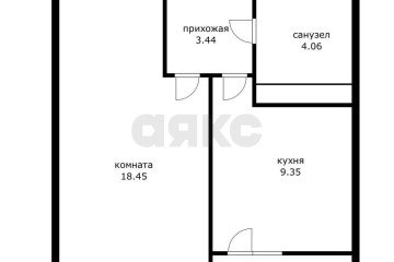 Фото №1: 1-комнатная квартира 24 м² - Энем, ул. Маяковского, 9
