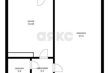 Фото №4: 1-комнатная квартира 48 м² - Яблоновский, мкр. жилой комплекс Солнечный, ул. Солнечная, 55к22