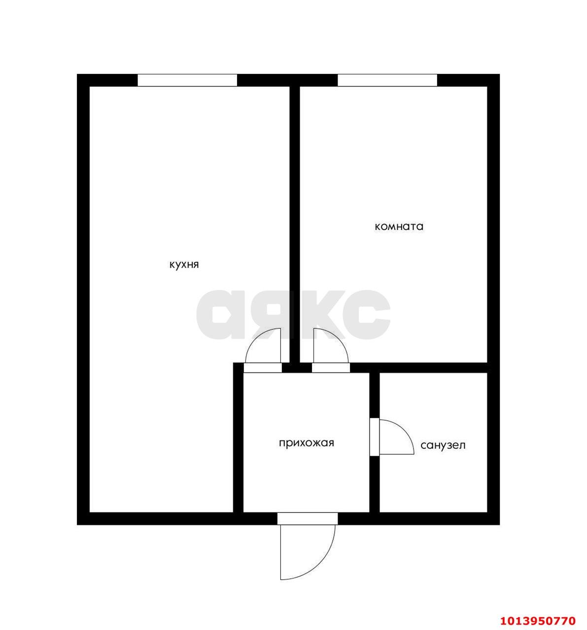 Фото №3: 1-комнатная квартира 35 м² - Новая Адыгея, жилой комплекс Баланс, ул. Береговая, 1А
