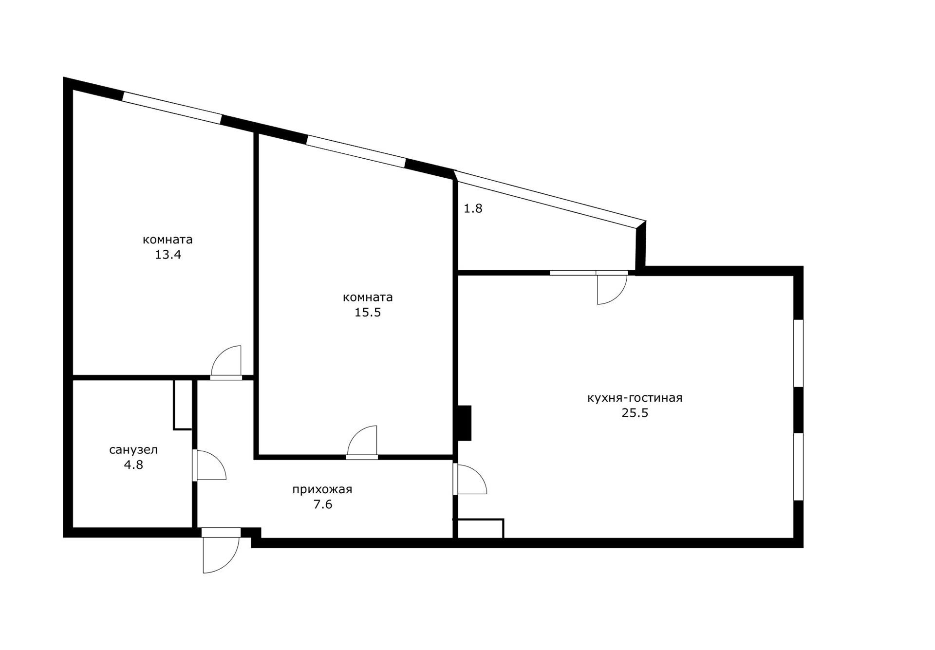 Фото №2: 2-комнатная квартира 68 м² - Краснодар, Карасунский внутригородской округ, мкр. жилой комплекс Сказка Град, ул. имени В.Н. Мачуги, 166к3