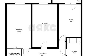 Фото №3: 2-комнатная квартира 57 м² - Краснодар, мкр. жилой комплекс Галактика, ул. Уральская, 71