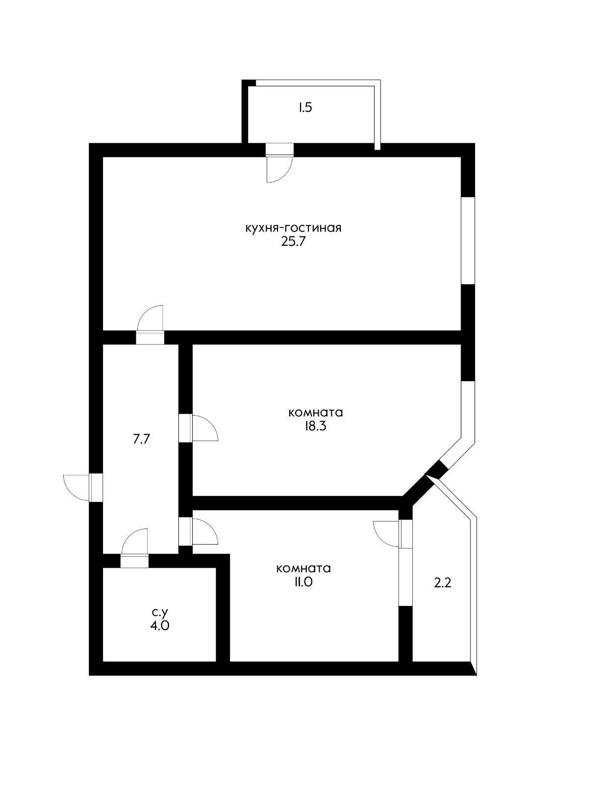 Фото №15: 2-комнатная квартира 70 м² - Краснодар, Карасунский внутригородской округ, мкр. жилой комплекс Сказка Град, ул. имени В.Н. Мачуги, 166А