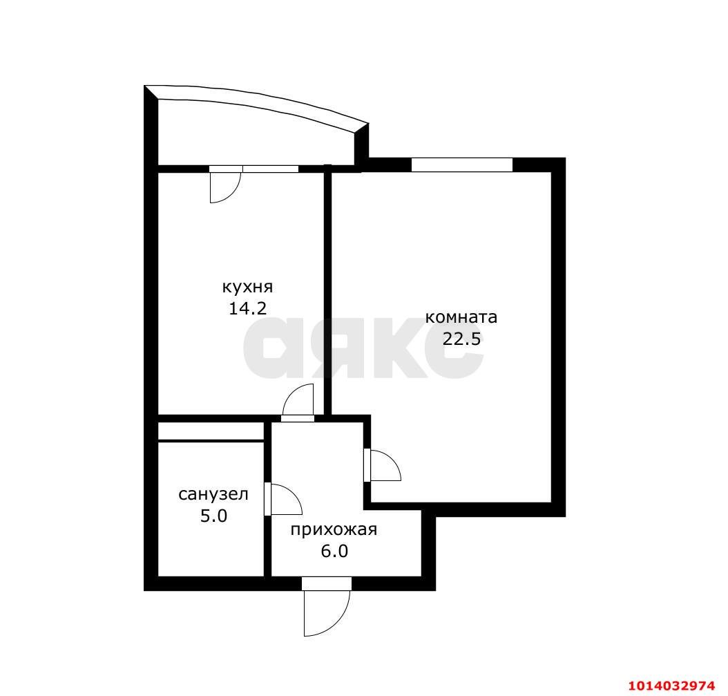 Фото №19: 1-комнатная квартира 53 м² - Краснодар, жилой комплекс Екатеринодар, пр-кт Константина Образцова, 6/2