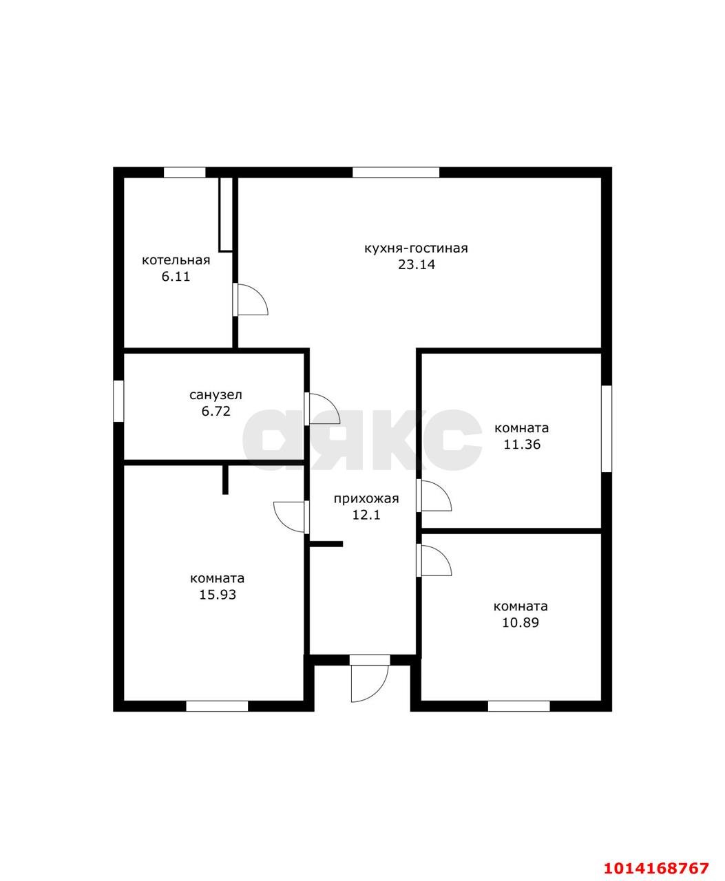 Фото №1: Дом 100 м² + 3.55 сот. - Платнировская, пер. Жеребкина, 7