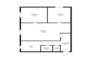 Фото №1: 3-комнатная квартира 47 м² - Краснодар, мкр. Горгаз, ул. Станкостроительная, 18