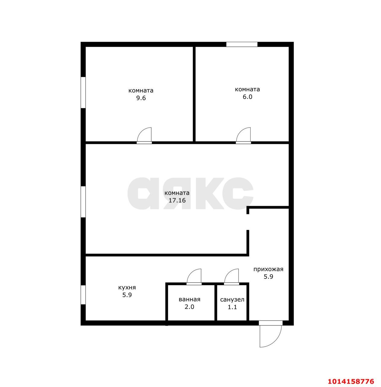 Фото №11: 3-комнатная квартира 47 м² - Краснодар, Горгаз, ул. Станкостроительная, 18