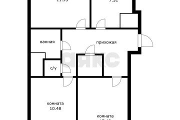 Фото №2: 3-комнатная квартира 65 м² - Краснодар, мкр. имени Маршала Жукова, ул. Кореновская, 45