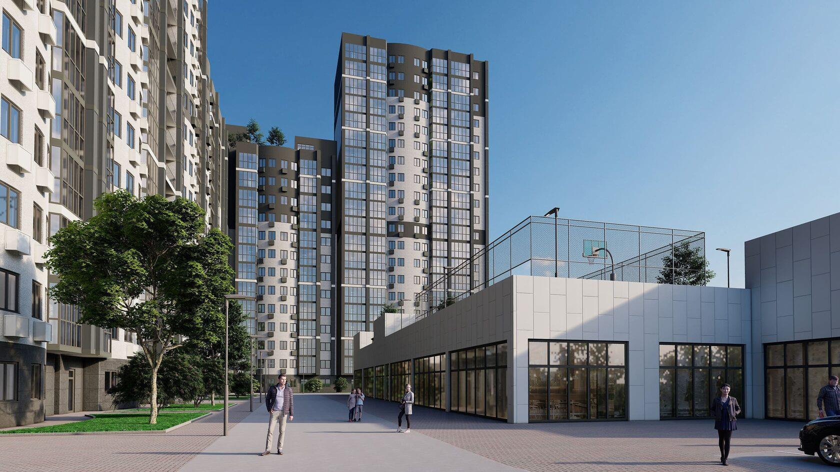 Фото №4: 1-комнатная квартира 37 м² - Краснодар, Карасунский внутригородской округ, Хлопчато-бумажный Комбинат, мкр. жилой комплекс Режиссёр, ул. Уральская, 100/6