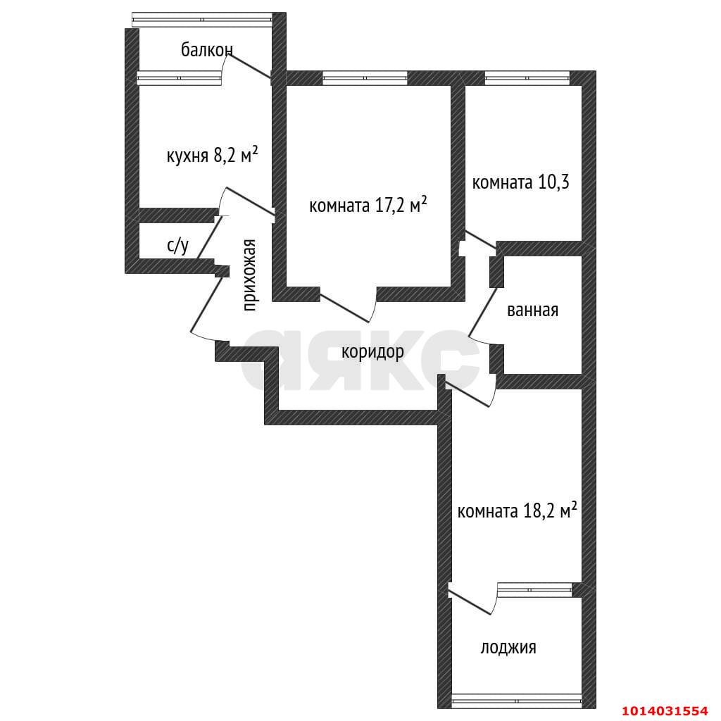 Фото №15: 3-комнатная квартира 80 м² - Краснодар, мкр. Карасунский внутригородской округ, ул. Краевая, 7