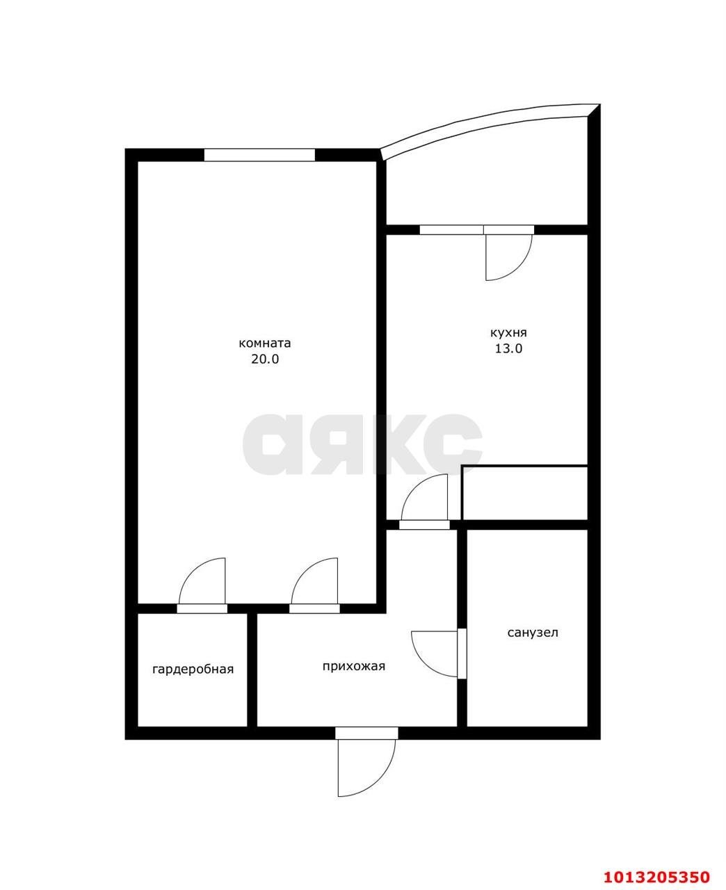 Фото №11: 1-комнатная квартира 37 м² - Краснодар, жилой комплекс Зеленодар, ул. Садовое Кольцо, 13