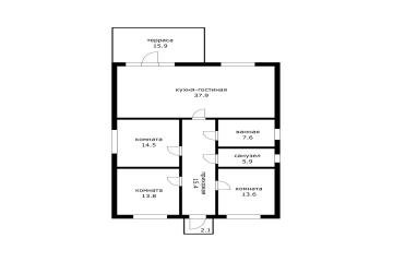 Фото №2: Дом 130 м² - Козет, мкр. Краевая Клиническая Больница, ул. Абадзехская, 12