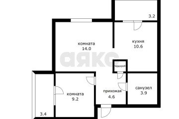 Фото №5: 2-комнатная квартира 48 м² - Краснодар, мкр. Парк Победы, ул. Героя Пешкова, 14к3