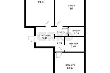 Фото №4: 2-комнатная квартира 62 м² - Краснодар, мкр. Почтовый, ул. имени Валерия Гассия, 19
