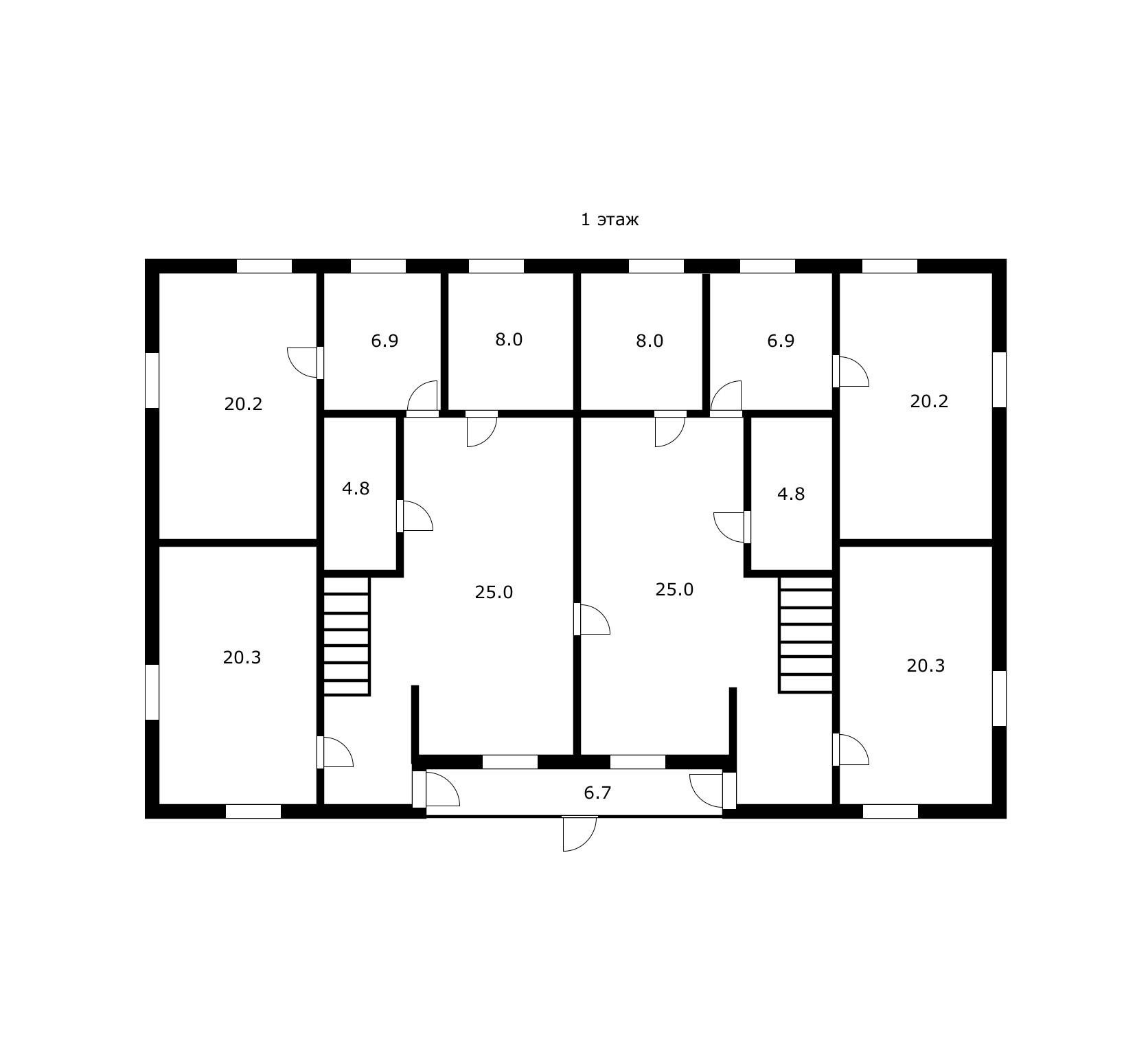 Фото №16: Дом 253 м² + 10 сот. - Голубицкая, Центральный внутригородской округ, Черёмушки, мкр. Дубинка, ул. Строителей, 4