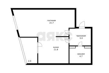 Фото №4: 1-комнатная квартира 48 м² - Краснодар, мкр. жилой комплекс Сказка Град, ул. имени В.Н. Мачуги, 166к1
