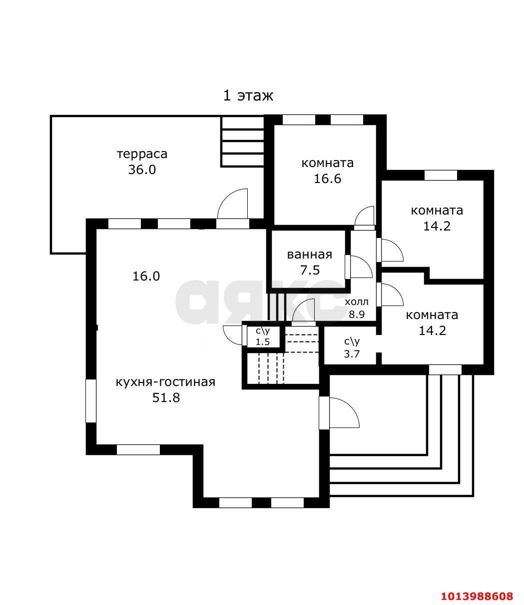 Фото №16: Дом 351 м² + 17.38 сот. - Краснодар, Карасунский внутригородской округ, х. ДНТ Нижний Казачий, ул. Береговая, 15