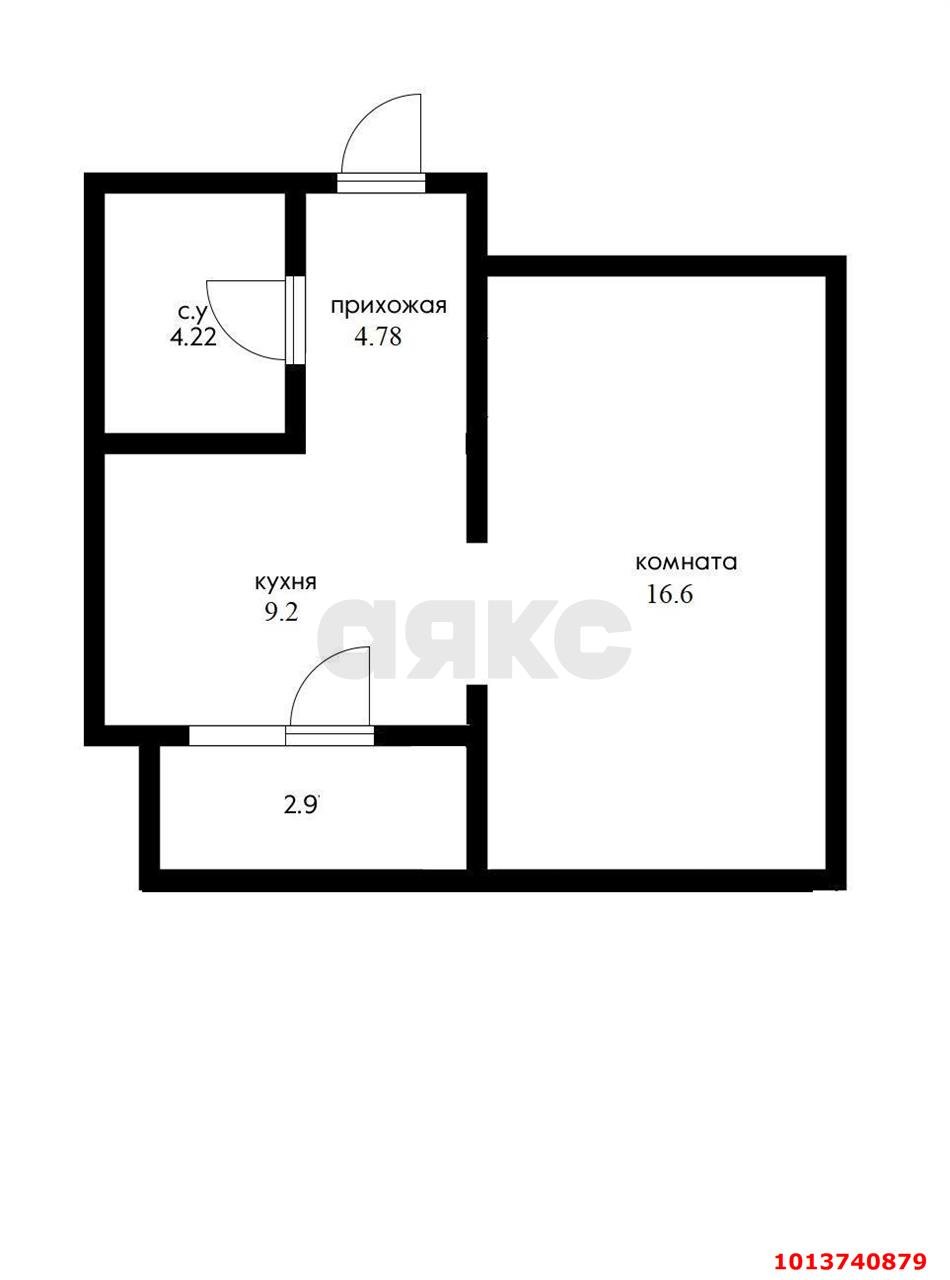 Фото №1: 1-комнатная квартира 38 м² - Краснодар, жилой комплекс Новелла, ул. Питерская, 40к3