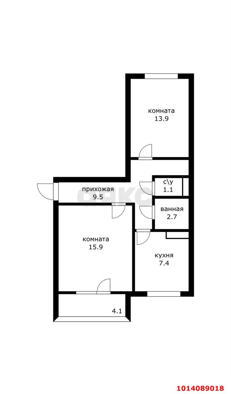 Фото №9: 2-комнатная квартира 54 м² - Энем, ул. Фрунзе, 18/1к2