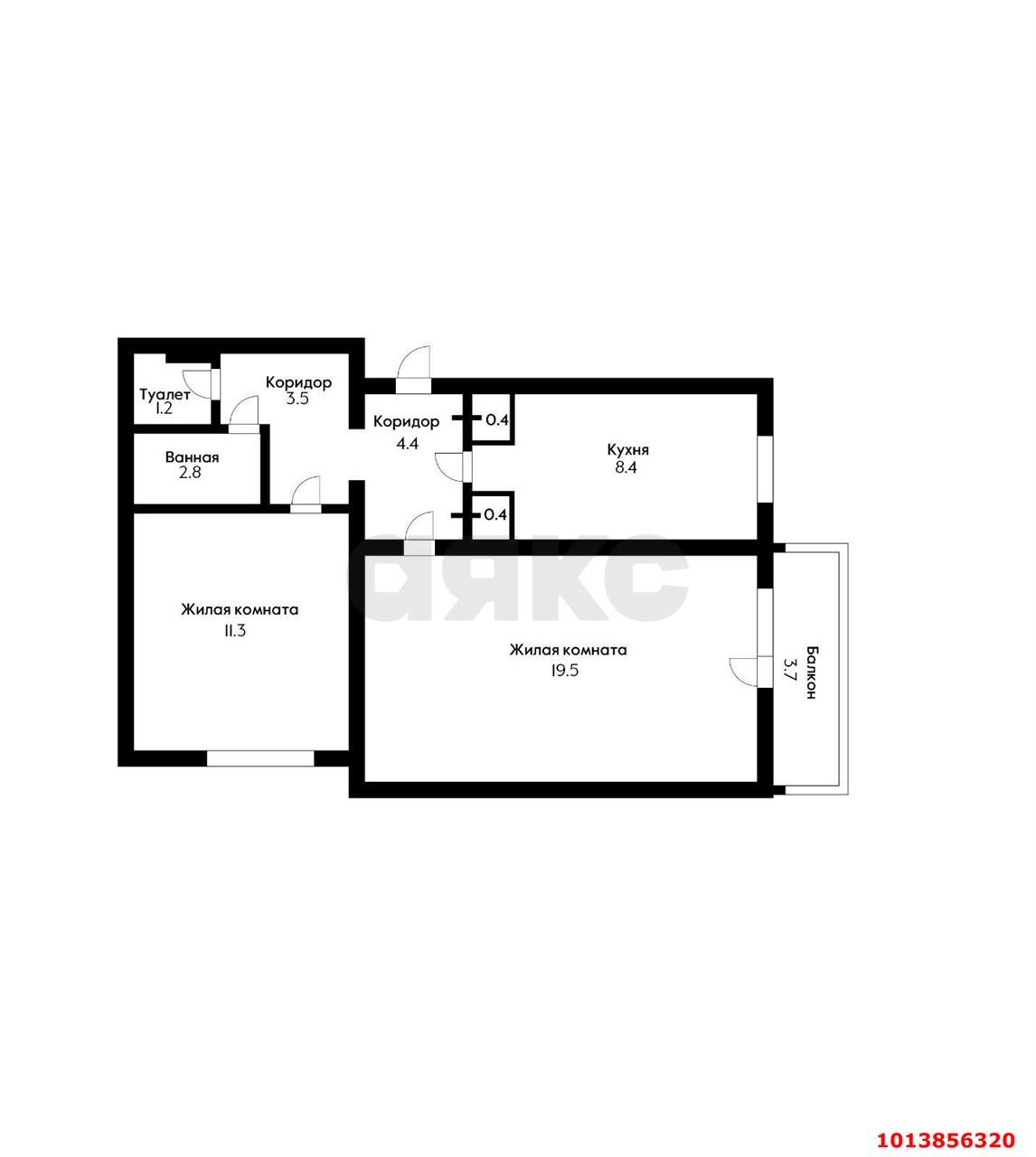 Фото №7: 2-комнатная квартира 55 м² - Краснодар, Комсомольский, ул. Уральская, 168