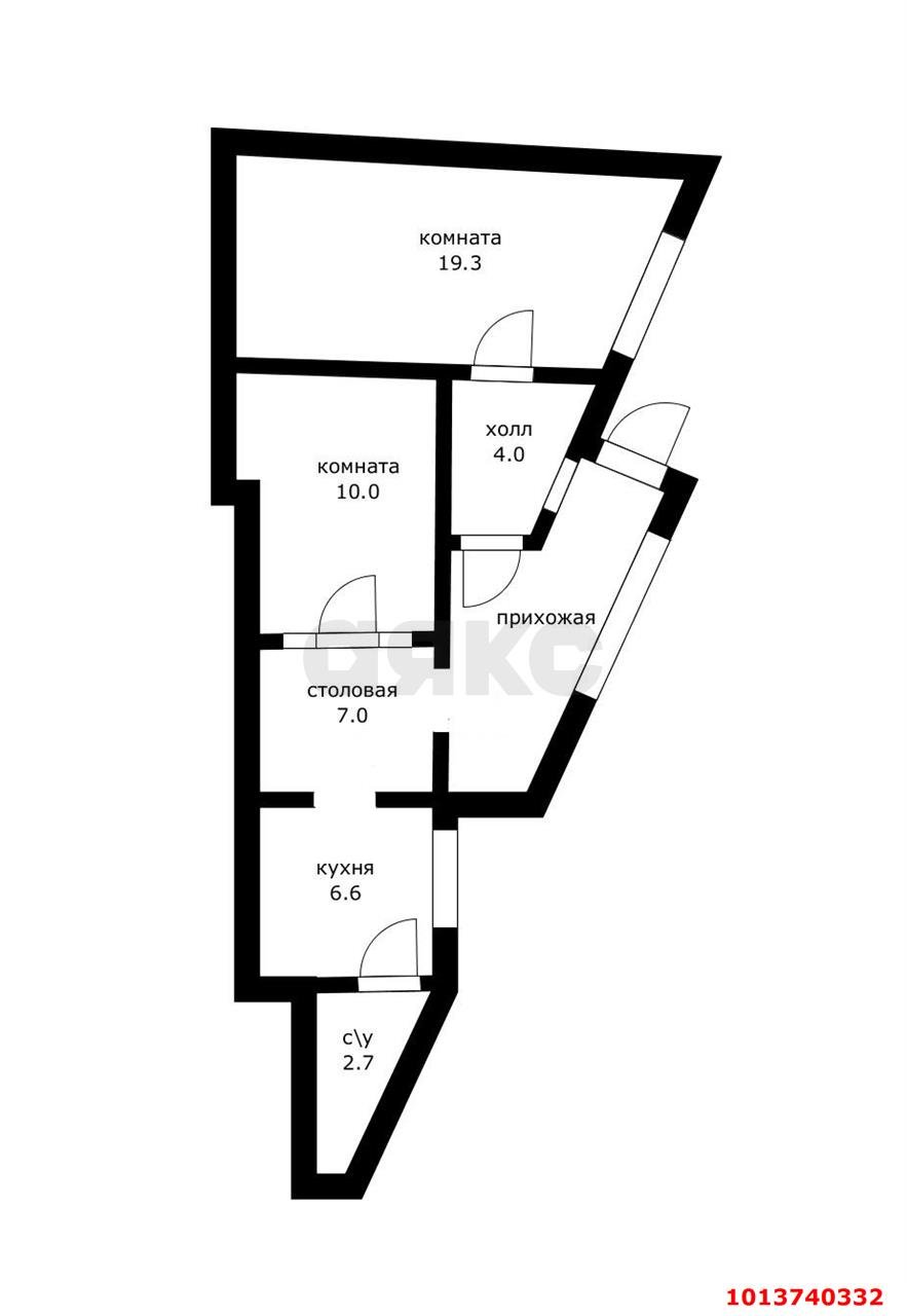 Фото №9: 2-комнатная квартира 59 м² - Краснодар, Центральный, ул. Ленина, 60А